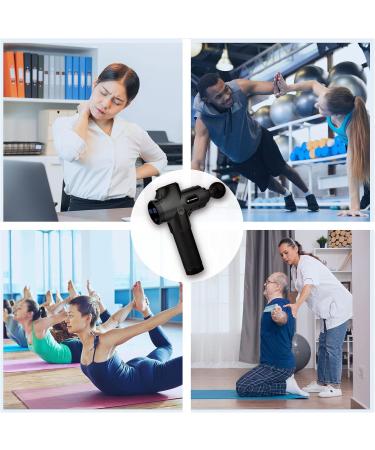 Professional Muscle Massage Gun | 30 Speeds 10 Heads Touchscreen | Noise Suppression for Back & Leg Massage - Buy Online on GoSupps.com