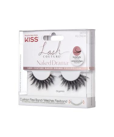 Kiss Lash Couture Naked Drama - Full & Fluffy Faux Mink Eyelashes with KISS Flexi Band & Glue | International Shipping Available - Buy Online on GoSupps.com