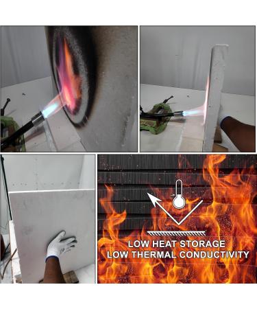 Simond Store Ceramic Fiber Insulation Board (2300 F) (1" X 18" X 24")  Ceramic Thermal Insulation Board for Wood Stoves Fireplaces Furnaces Forges Kiln Pizza Oven - Pack of 1 - Buy Online on GoSupps.com