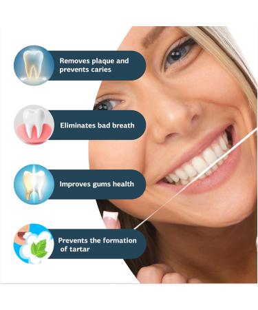 Buy Waxed Mint Dental Floss 50m | Shred Resistant Extra Wide & Gentle on Gums - Best International Shipping - Buy Online on GoSupps.com