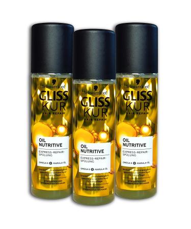 topdeal Gliss Kur- Oil Nutritive Express Repair Conditioner 3 x 200 ml