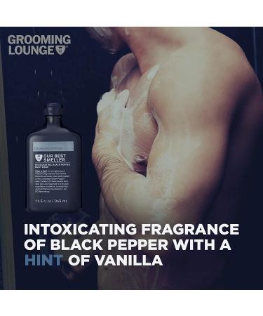 Grooming Lounge Best Smeller Men's Hydrating Body Wash 3-Pack - Fortifying All-Over Wash for All Skin Types, 11.5 oz, Paraben-Free - Buy Online on GoSupps.com