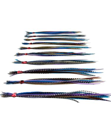 25 Real Feather Hair Extensions Short Skinny 7-9 inch - Starlight Naturals - Buy Online on GoSupps.com