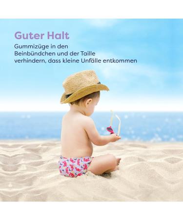 Bambino Mio Reusable Swimming Diaper - Parrot Divers XL (2+ Years) for Babies & Toddlers | Eco-Friendly Swimwear - Buy Online on GoSupps.com