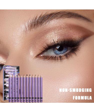 Eyeshadows - 12 long-lasting colors pearlescent pencils - Eyeliner for women teens lips eyebrows dance dates everyday use - Buy Online on GoSupps.com