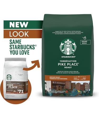 Starbucks Pike Place Roast Ground Coffee Medium Roast 793 Grams (Pack of 4) - Buy Online on GoSupps.com