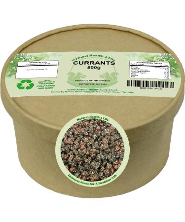 Natural Health 4 Life Dried Currants - 500g - Buy Online on GoSupps.com