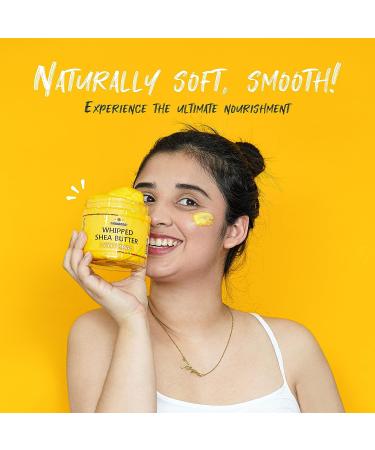 AKWAABA Whipped Shea Butter (Pink Cat) 12 oz - Natural Yellow Shea Butter from Ghana for Body & Hair - Rich in Vitamins A and E - Buy Online on GoSupps.com