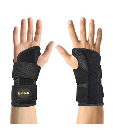 Fititude Copper Infused Wrist Brace for Sport Injuries - Large Left | Wrist Sprain & Tendonitis Support - Buy Online on GoSupps.com