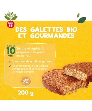 Cereal Bio 208858 Wheat Bulgur Roquefort & Fig Patties - Organic - Quick and Easy to Reheat - 200 g (2 x 100 g) - Buy Online on GoSupps.com