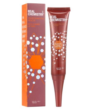 Real Chemistry Environmental Rescue Rich Cherry Lip Peel, 0.5 oz.