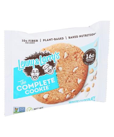 Lenny & Larry's White Chocolate Macadamia Cookies 4 oz - Deliciously Crunchy Treat - Buy Online on GoSupps.com