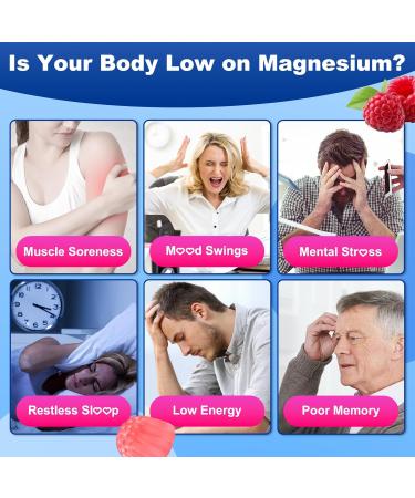 90 Count | Magnesium Complex Gummies for Women & Men 12 Forms of Magnesium (Glycinate Citrate& More) Magnesium Supplement with Ashwagandha Supports Sl ep Bone Energy Raspberry Flavor 90 Count (Pack of 1) - Buy Online on GoSupps.com
