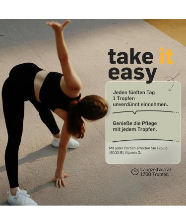  Vitabaum Vitabaum Vitamin D3 5000 IU Drops - High Strength - 1700 Drops - 50 ml - Dissolved in MCT Oil for Optimal Absorption - Superior Quality and Convenient Dosage - Vegan - Buy Online on GoSupps.com