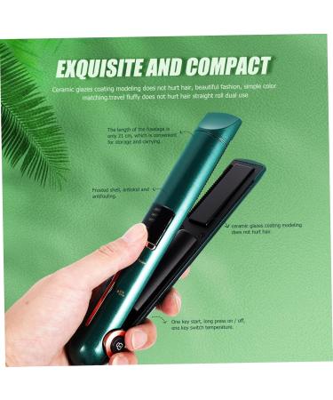 OHPHCALL 3pcs Curling Iron Mini Hair Straightener Travel Curling Wand Hair Curler Abs Green 21X4X3.5CMx3pcs Greenx3pcs - Buy Online on GoSupps.com