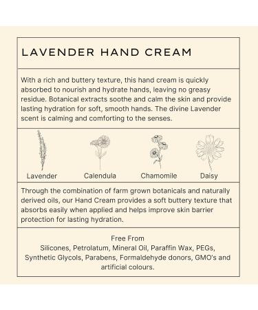 Jurlique - Lavender Hand Cream - Firms & Smooths - Silky Nourishing Hand Restores Suppleness Radiant Hands Farm-Grown Enhances & Rejuvenates Skin - Natural Ingredients - All Skin Types - 40ml - Buy Online on GoSupps.com