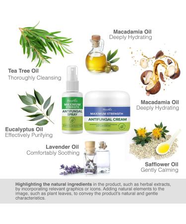 PLENO Ringworm Treatment - Antifungal Spray & Cream for Jock Itch Eczema Tinea Versicolor Athletes Foot | Fast Relief for Rash & Itchy Skin - Buy Online on GoSupps.com