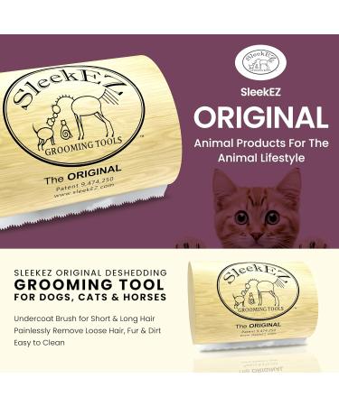 Sleekez Grooming Comb Tool for Cats Dogs & Horses - 2.5 Inch | Best Pet Grooming Tool | International Shipping - Buy Online on GoSupps.com