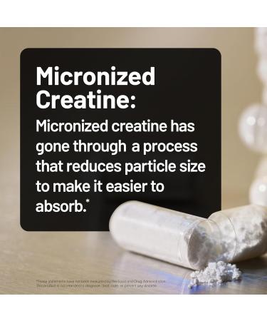 NatureWise Micronized Creatine Monohydrate Pills 2500mg Per Serving - Creatine for Women & Men - Pure Unflavored Supports Lean Muscle Mass Endurance - 60 Capsules 30-Day Supply  - Buy Online on GoSupps.com