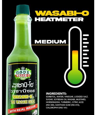 WasabiO Wasabi Sauce with Real Wasabi 62g Pack of 2 Wasabi Hot Sauce for Sushi Roast Beef - Buy Online on GoSupps.com