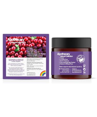 Dr Botanicals Cranberry Superfood Healthy Skin Night Moisturiser 60ml | Locks in Moisture Brightens the Skin Reduces Pores & Increases Firmness - Buy Online on GoSupps.com