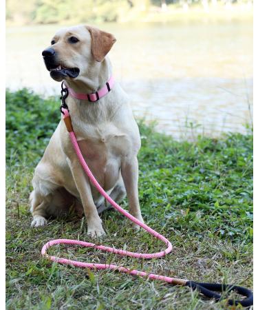 Buy Lynxking Tow Lines for Dogs - Durable Pink Dog Linen with Carabiner Hook (0.9cm x 180cm) for Small Medium & Large Dogs - International Shipping Available! - Buy Online on GoSupps.com