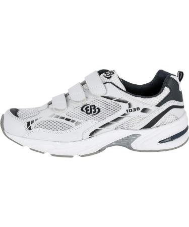 Br tting Unisex Force V Fitness Shoes 47 EU - White Blue Silver | International Shipping Available - Buy Online on GoSupps.com
