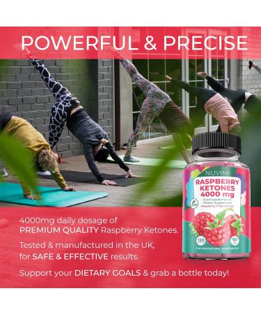 Raspberry Ketones 4000mg Natural Food Supplement - Supports Healthy Weight Management & Keto Diet - 120 Pills for Men & Women - Buy Online on GoSupps.com