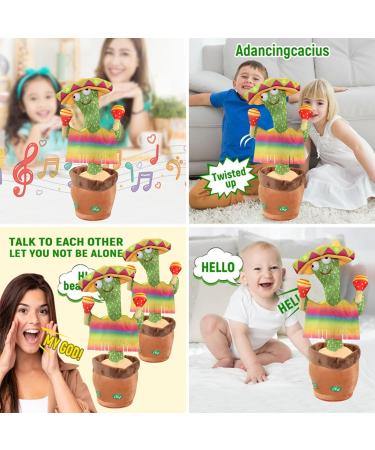 MAIGO Dancing Cactus Toy - Interactive Talking, Singing, Dancing Baby Cactus Toy with 120 Songs and Repeat-What-You-Say Feature - Buy Online on GoSupps.com
