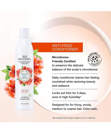 BIOTERA Anti Frizz Intense Smoothing Shampoo and Conditioner - Vegan Formula for Frizzy Hair - 32 Fl Oz - Buy Online on GoSupps.com