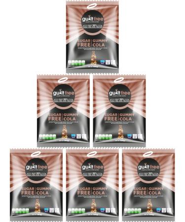 Guiltfree Sugar Free Gummy Cola Bottles | Jelly Sweets Cola Bottle Gummies | for Diabetic Gift Hamper Basket Available - Perfect for Gifting | 100g (Pack of 6)