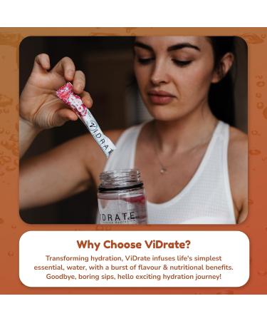 ViDrate Night Time Mixed Berry Electrolytes Powder - 8 Sachets, Sugar-Free Hydration with Vitamins - Replenish Electrolytes and Stay Hydrated - Buy Online on GoSupps.com