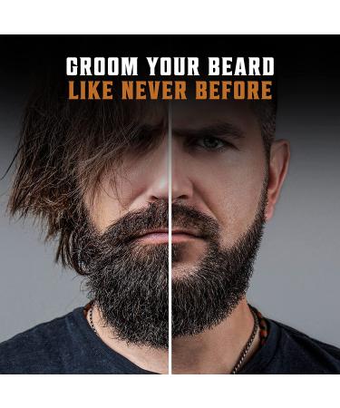 Viking Revolution Beard Comb & Brush Set for Men - Boar Bristle Brush, Pear Wood Comb - Grooming Kit with Travel Pouch - 4 Piece Set - Buy Online on GoSupps.com