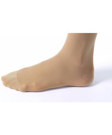 JOBST UltraSheer Knee High Compression Stockings 15-20 mmHg - Closed Toe Medium Honey - International Shipping Available - Buy Online on GoSupps.com