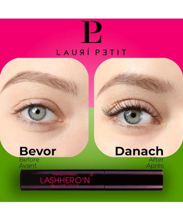 LASHHERO!N Premium Lash Serum by Lauri Petit - BIG PACK 0.17 fl. oz | Effective Lash Growth Serum for Longer Fuller Eyelashes - Buy Online on GoSupps.com
