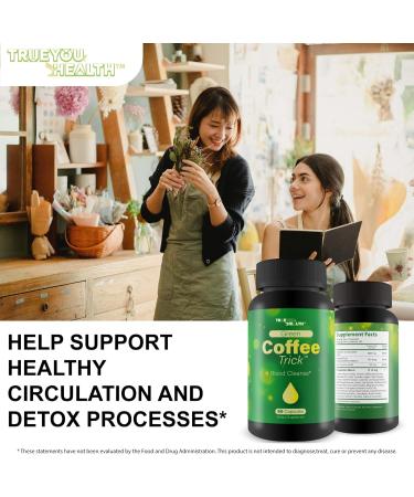 Green Coffee Trick Detox Cleanse - Green Coffee Bean Extract Turmeric Green Tea Extract Garcinia Cambogia Extract & More - Supercharge Your Gut with This Herbal Colon Cleanse & Meta Balance Support - Buy Online on GoSupps.com