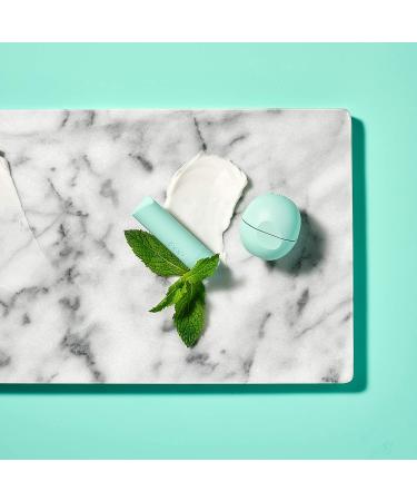 eos USDA Organic Lip Balm Sweet Mint - 2 Pack | Natural, Gluten Free, Long Lasting Hydration for Dry Lips - Buy Online on GoSupps.com