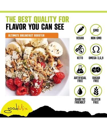Blend 11 Low FODMAP Certified Organic High Fiber Cereal - goodMix Superfoods 25oz (1.56lb) - Buy Online on GoSupps.com
