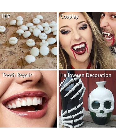 JXE JXO Tooth Repair Kit Moldable False Teeth DIY tooth thermoplastic beads for Temporary Replacing Missing & Broken Teeth Regain Your Confidently Smile 50ML - Buy Online on GoSupps.com
