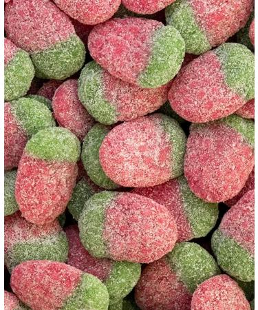  Vidal Vidal Treats wild strawberries spindles red color rubber candy with ax shape and flavor strawberry bag 1 kg - Buy Online on GoSupps.com