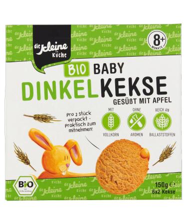 Organic Vegan Spelled Cookies for Toddlers | 10 x 150g | Additive-Free Baby Snack in Practical Portion Packs - Buy Online on GoSupps.com