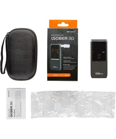 iSOBER 30 Breathalyzer | HSA/FSA Eligible | DOT NHTSA Compliant | Suracell FuelCell Sensor Technology - Buy Online on GoSupps.com