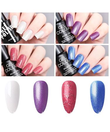 KADS 23-Part Gel Nail Polish Kit - LED Glitter Gel Set with Shine & Matte Finish | All Season Starter Kit for Stunning Nails - Buy Online on GoSupps.com