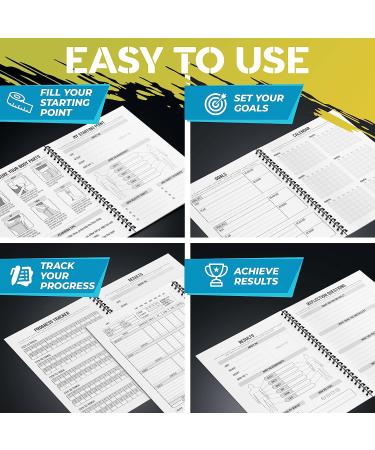 Advanced Food Journal for Women & Men - Daily Nutrition & Weight Loss Tracker with Body Measuring Tape - Diet Planner for Weightloss & Meal Tracking - Buy Online on GoSupps.com