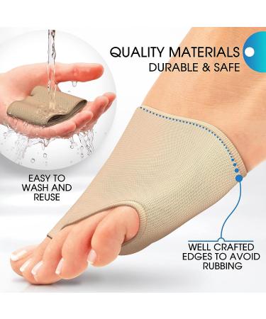 Metatarsal Pads for Bunions & Neuroma Pain Relief - Gel Cushions for Women/Men (Sizes 5-8/5.5-6.5) - Forefoot Foot Pads - Buy Online on GoSupps.com
