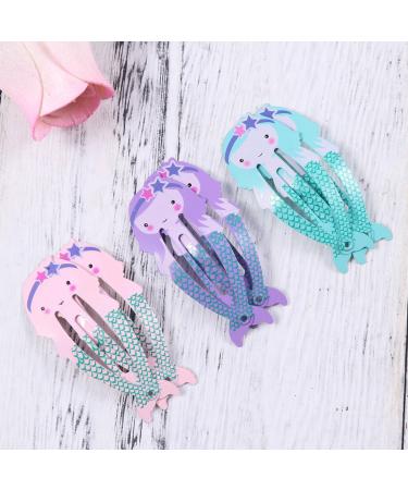 FRCOLOR 12-Piece Mermaid Baby Hair Clips | Cute Hair Accessories for Girls & Toddlers | International Shipping - Buy Online on GoSupps.com