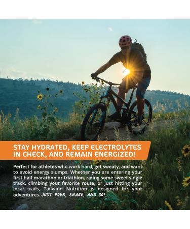 Tailwind Nutrition Endurance Fuel - Vegan Mandarin Orange Electrolyte Drink Mix | Non-GMO Gluten-Free Soy-Free Dairy-Free | 12 Pack for Hydration - Buy Online on GoSupps.com