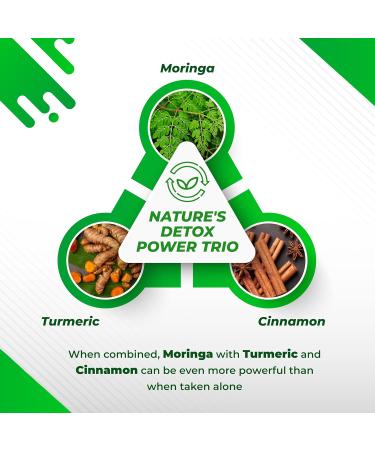 Moringa 12-in-1 Supplement with Turmeric Cinnamon Quercetin Ashwagandha Ginger Boswellia Nettle Saffron Tart Cherry Garlic - Made in The USA 150 count (pack of 1) - Buy Online on GoSupps.com