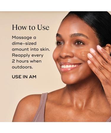 EVER Daylight Radiance Tinted Moisturizer SPF 32 Mineral Broad-Spectrum + Hydrating Coverage, Lightweight Glow Enhancer - Shade: Clear - Buy Online on GoSupps.com