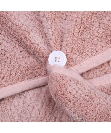 Thick Hair Turban & Microfiber Hair Dryer Towel - Quick Drying Coral Red & Pink Scarf for Long Hair - Buy Online on GoSupps.com